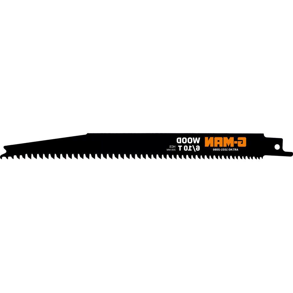 01-07-06-07-001 Λάμα σπαθόσεγας G-man ξύλου 20cm 6-10t 1031-2086gm 5 τεμάχια - Image 1