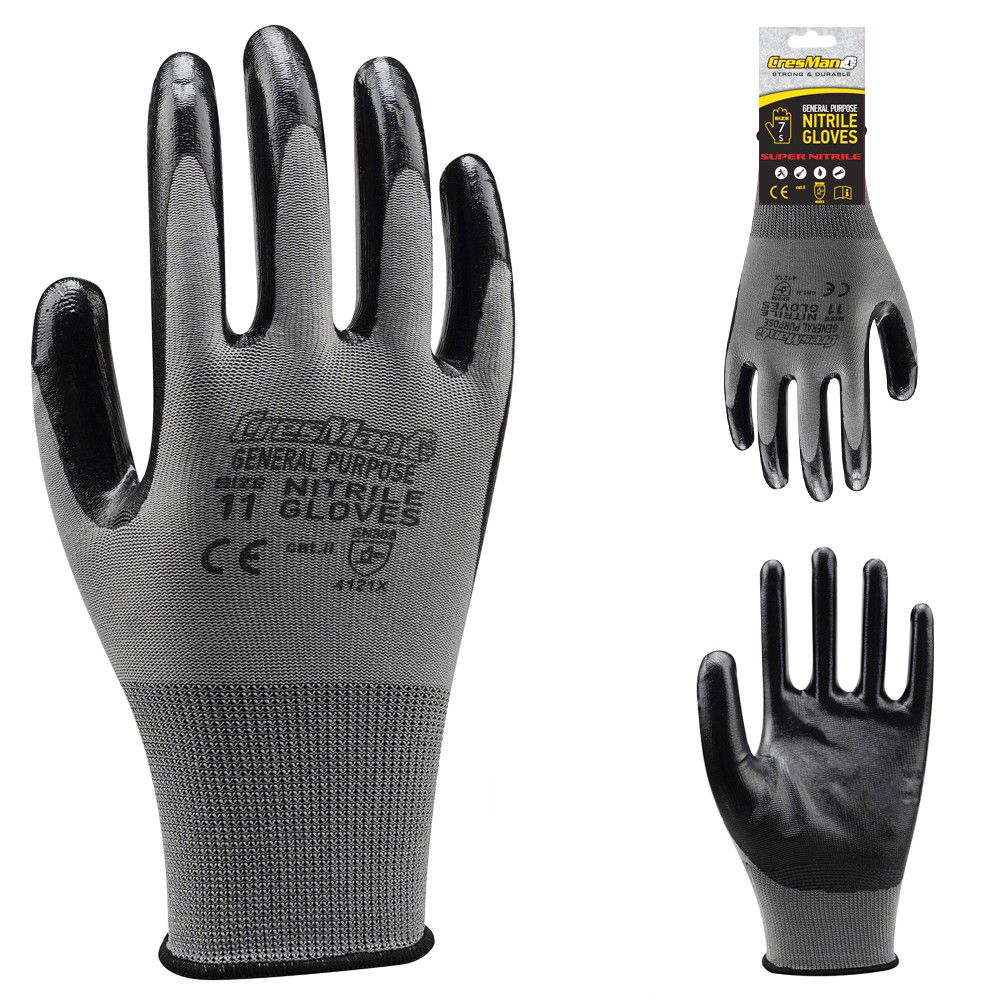02-03-01-08-010 Γάντια νιτριλίου Cresman super nitrile 50G Ν. 7 - Image 1