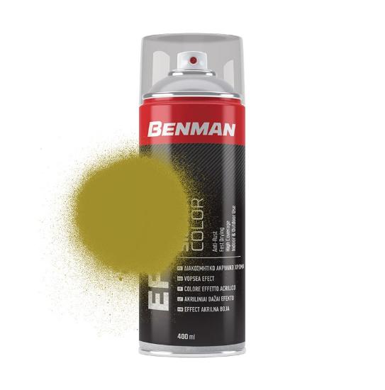 2252003_550 ΣΠΡΕΪ ΧΡΩΜΑΤΟΣ, ΧΡΥΣΟ, BENMAN 400ml - Image 1
