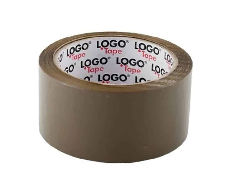 tainia-syskeyasias-logo-48mmX66m-athoryvh-kafe ΤΑΙΝΙΑ ΣΥΣΚΕΥΑΣΙΑΣ LOGO TAPE 48mmx50m ΚΑΦΕ - Image 1